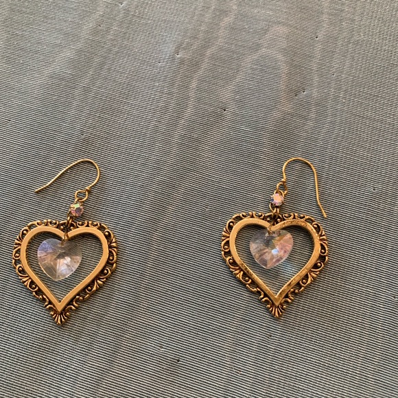 Betsey Johnson Jewelry - Betsey Johnson heart Earrings